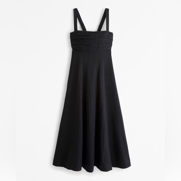 Abercrombie Emerson Fit & Flare Midi Dress - Picture 2 of 3